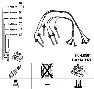 NGK 8575 - Ignition Cable Kit onlydrive.pro