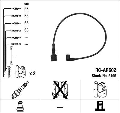 NGK 8195 - Ignition Cable Kit onlydrive.pro