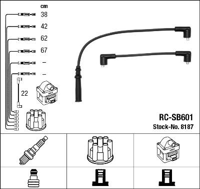 NGK 8187 - Ignition Cable Kit onlydrive.pro