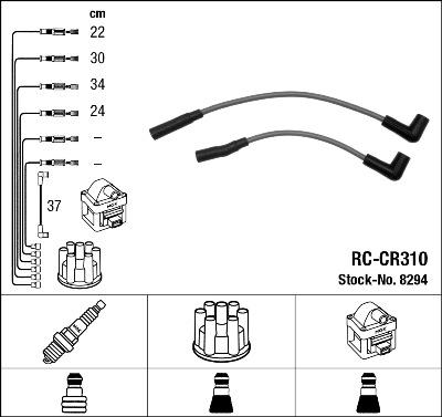 NGK 8294 - Ignition Cable Kit onlydrive.pro