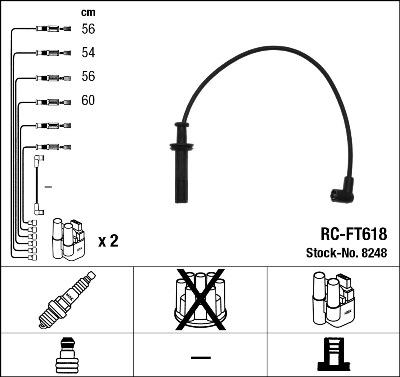 NGK 8248 - Ignition Cable Kit onlydrive.pro