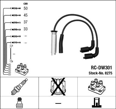 NGK 8275 - Süütesüsteemikomplekt onlydrive.pro