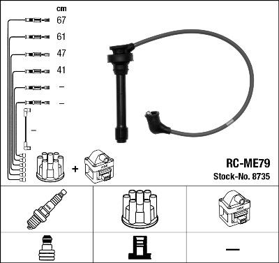 NGK 8735 - Ignition Cable Kit onlydrive.pro