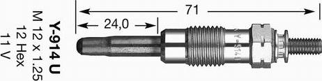 NGK 2643 - Glow Plug onlydrive.pro