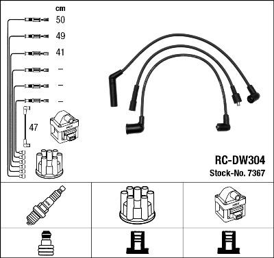 NGK 7367 - Ignition Cable Kit onlydrive.pro