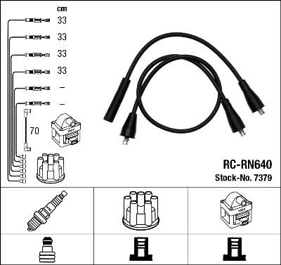 NGK 7379 - Ignition Cable Kit onlydrive.pro