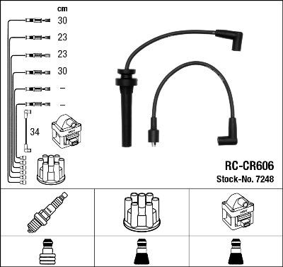 NGK 7248 - Комплект проводов зажигания onlydrive.pro