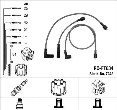 NGK 7242 - Ignition Cable Kit onlydrive.pro