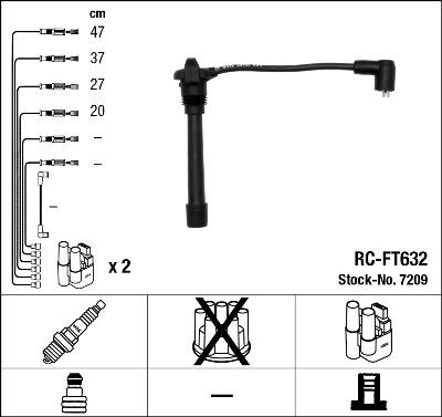 NGK 7209 - Ignition Cable Kit onlydrive.pro