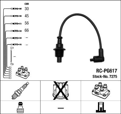 NGK 7275 - Süütesüsteemikomplekt onlydrive.pro