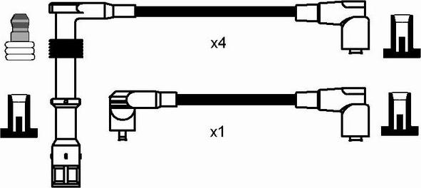 NGK 7709 - Süütesüsteemikomplekt onlydrive.pro