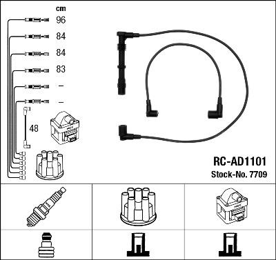 NGK 7709 - Süütesüsteemikomplekt onlydrive.pro