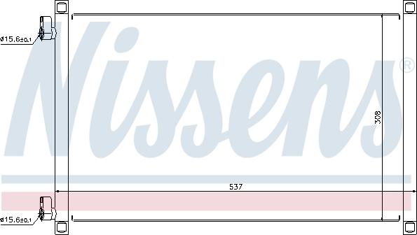 Nissens 94533 - Kondensators, Gaisa kond. sistēma onlydrive.pro