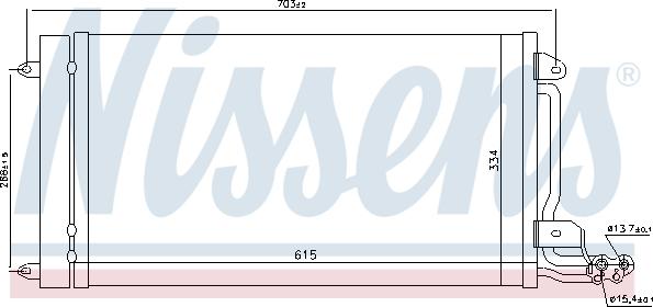 Nissens 940093 - Kondensators, Gaisa kond. sistēma onlydrive.pro