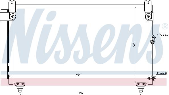 Nissens 940191 - Condenser, air conditioning onlydrive.pro