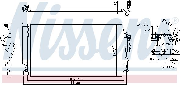 Nissens 940357 - Kondensators, Gaisa kond. sistēma onlydrive.pro