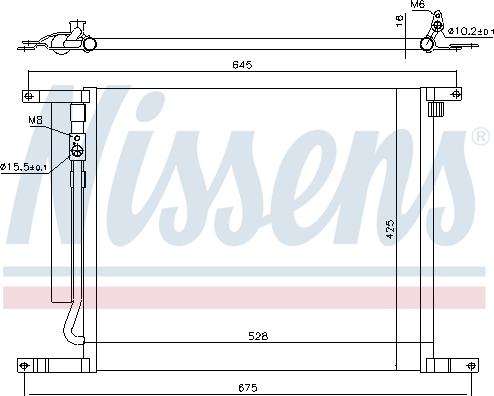 Nissens  940335 - Kondensators, Gaisa kond. sistēma onlydrive.pro