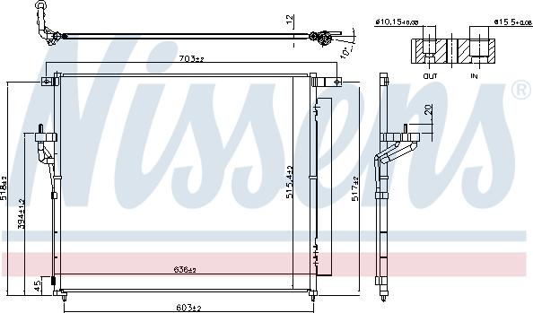 Nissens 940266 - Condenser, air conditioning onlydrive.pro