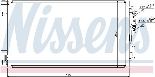 Nissens 940236 - Condenser, air conditioning onlydrive.pro