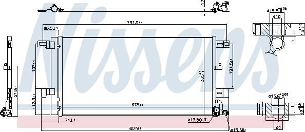 Nissens 941076 - Конденсатор кондиционера onlydrive.pro