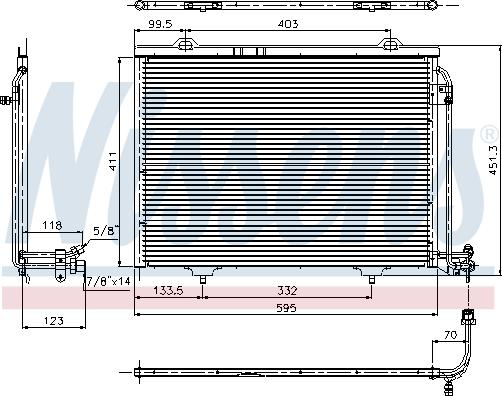 Nissens 94282 - Condenser, air conditioning onlydrive.pro