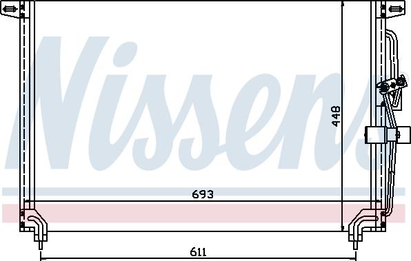 Nissens 94232 - Kondensatorius, oro kondicionierius onlydrive.pro