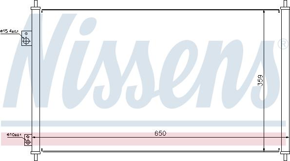 Nissens 94771 - Kondensators, Gaisa kond. sistēma onlydrive.pro