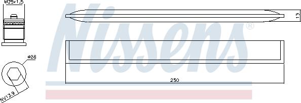 Nissens 95450 - Džiovintuvas, oro kondicionierius onlydrive.pro