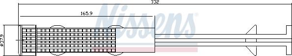 Nissens 95599 - Sausinātājs, Kondicionieris onlydrive.pro