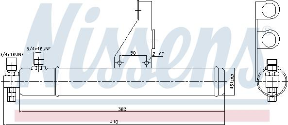 Nissens 95606 - Sausinātājs, Kondicionieris onlydrive.pro