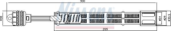 Nissens 95322 - Sausinātājs, Kondicionieris onlydrive.pro