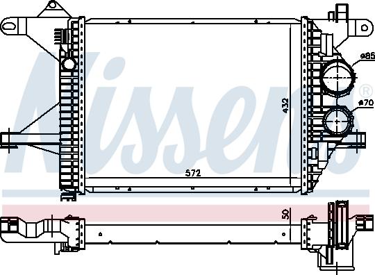 Nissens 96976 - Intercooler, charger onlydrive.pro