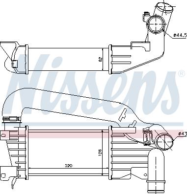 Nissens 96592 - Intercooler, charger onlydrive.pro