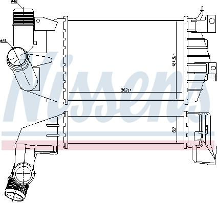 Nissens 96587 - Intercooler, charger onlydrive.pro