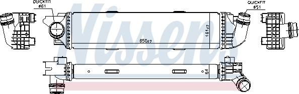 Nissens 96149 - Intercooler, charger onlydrive.pro