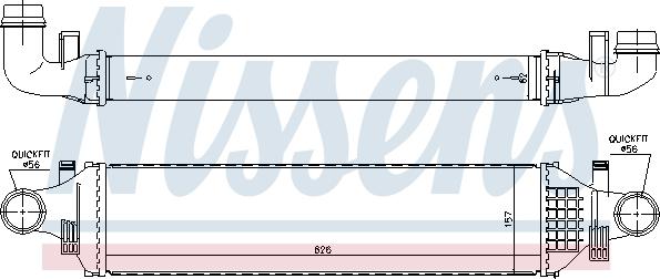 Nissens 96335 - Intercooler, charger onlydrive.pro