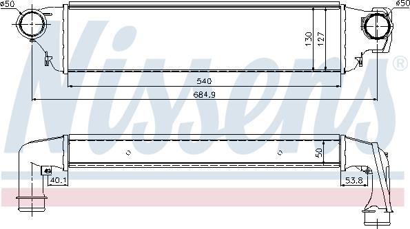 Nissens 96741 - Intercooler, charger onlydrive.pro