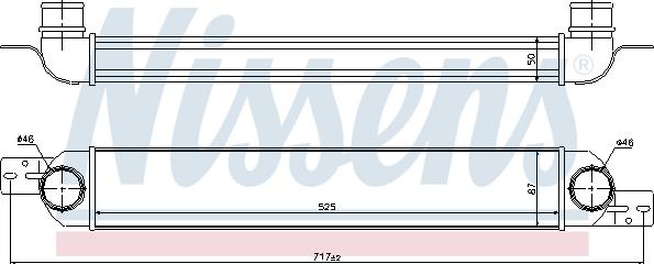 Nissens 96717 - Intercooler, charger onlydrive.pro