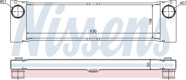 Nissens 96729 - Intercooler, charger onlydrive.pro