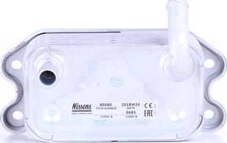 Nissens 90580 - Õliradiaator,mootoriõli onlydrive.pro