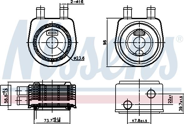 Nissens 90774 - Õliradiaator,mootoriõli onlydrive.pro