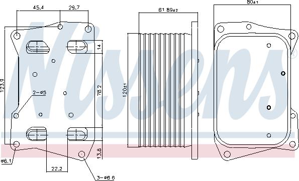 Nissens 91274 - Eļļas radiators, Motoreļļa onlydrive.pro