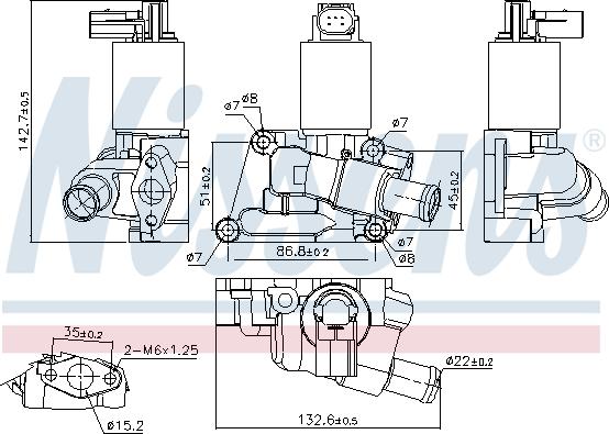 Nissens 98196 - EGR Valve onlydrive.pro