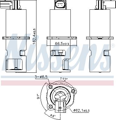 Nissens 98163 - EGR Valve onlydrive.pro