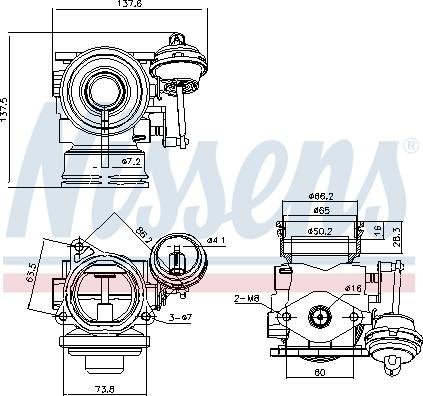 Nissens 98162 - EGR Valve onlydrive.pro