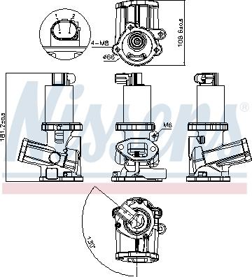 Nissens 98175 - EGR Valve onlydrive.pro