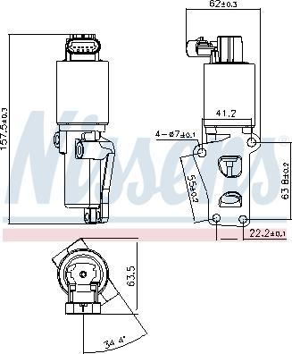 Nissens 98170 - EGR Valve onlydrive.pro