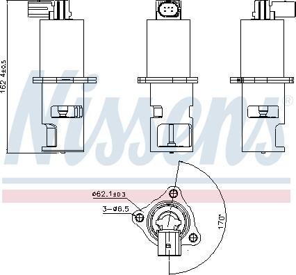 Nissens 98172 - EGR-klapp onlydrive.pro