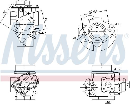 Nissens 98349 - EGR Valve onlydrive.pro