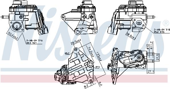 Nissens 98348 - EGR-klapp onlydrive.pro